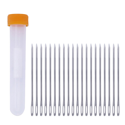20 Pcs Triangle Needle Set Hand Sewing Needles For Vinyl Craft