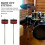 Perfect Tone Metal Instrument Accessory For Drum Practice 1pcs 7