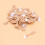 Raindrops  200 Pcs Keychain Packaging Ring Price Tags Sign Blank Label 3