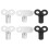 Radiator Key Multi Plumbers Valve Adjusting 6pcs 7