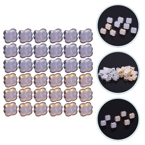 Mlins  50 Pcs Silicone Earplugs Lightweight Earring Backs Flexible 2