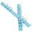 Blue Metal Binder Clips For Notebook And Planner 2pack 2