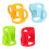 Silicone Bottle Handles Blue 4pcs 1