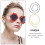 2Pièces Lanière Lunettes En Cuivre Perles Décor 11