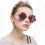 2Pièces Lanière Lunettes En Cuivre Perles Décor 3