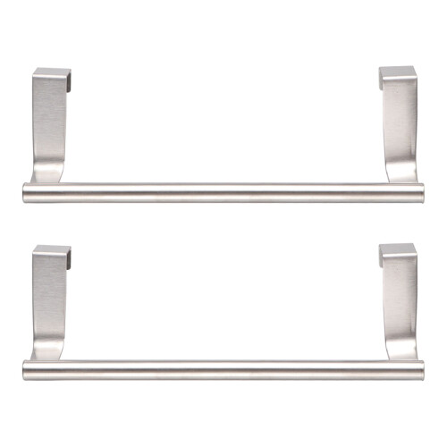 Stainless Steel Towel Rail Modern Kitchen Storage 2pcs 2
