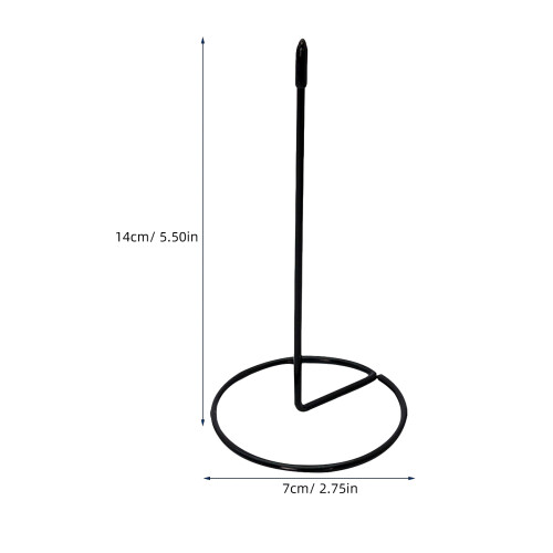 Black Metal Check Holder Receipt Note Spike 1set 2