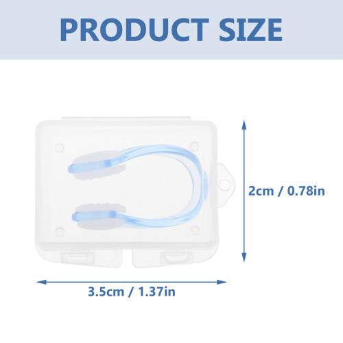 Draagbare Neusclips Zwemmen Comfortabele Silicone Wit 1