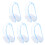 Draagbare Neusclips Zwemmen Comfortabele Silicone Wit 8