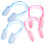 Nose Clip Pink Pc 4pcs 1.4x0.8x0.6in 8