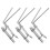 3 Pcs Bin Handlebar Hydraulic Cylinder Piston Rod 7