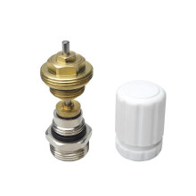 Valve Insert for Underfloor Heating Spreader Circuit Distributor G1/2 x G3/4, Brass Material, Compatible with Standard Systems