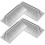 Silver Plastic Support Pad 4pcs 5.50x2.55x1.57in 11