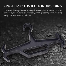 Unzerbrechlicher Outdoor-Haken 150 lbs Belastung Anti-Rutsch für Westen & Mäntel