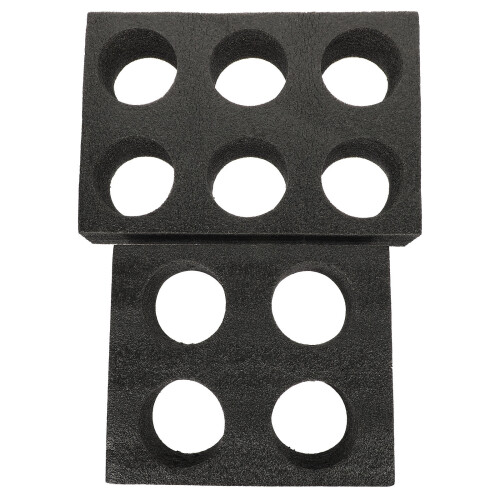 2 Pcs Foam Cup Holders Refreshment Tray Pearl Cotton Cold Drink 1