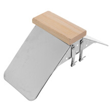 Raindrops Bird Stand Wood Parrot Perch Stainless Steel 1pcs