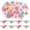 Small Head Flower Bouquet Realistic Effect Diy Craft 50pcs 6