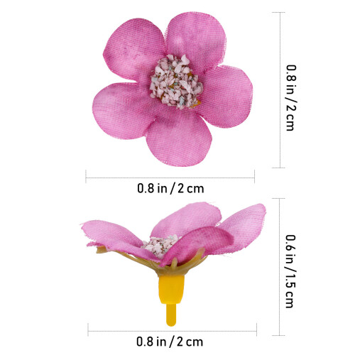 Small Head Flower Bouquet Realistic Effect Diy Craft 50pcs 1