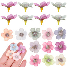 Small Head Flower Bouquet Realistic Effect Diy Craft 50pcs