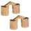 2 Count Sunglasses Rack Copper Concealed Hinge Compact Self Closing 2