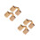2 Count Sunglasses Rack Copper Concealed Hinge Compact Self Closing 8