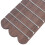 Raindrops Replacement Fret Board Ukulele Fingerboard Brown 1set 10