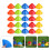 Soccer Disc Cones Red Pe 25pcs 7.9x7.9x3in 5
