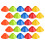 Soccer Disc Cones Red Pe 25pcs 7.9x7.9x3in 7