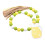 Fine Crafted Yellow Beaded Ng For Wall Hanging Ornaments 4
