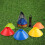 Soccer Disc Cones Red Pe 25pcs 7.9x7.9x3in 8