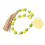 Fine Crafted Yellow Beaded Ng For Wall Hanging Ornaments 8