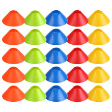 Soccer Disc Cones Red Pe 25pcs 7.9x7.9x3in