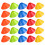 Soccer Disc Cones Red Pe 25pcs 7.9x7.9x3in 4