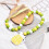 Fine Crafted Yellow Beaded Ng For Wall Hanging Ornaments 7
