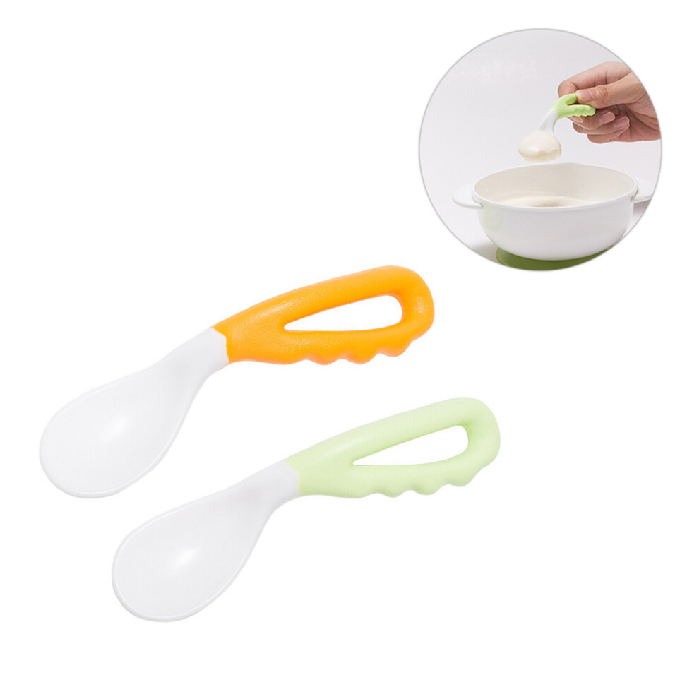 Solustre Baby Learning Spoon Pp Curve 2Pcs