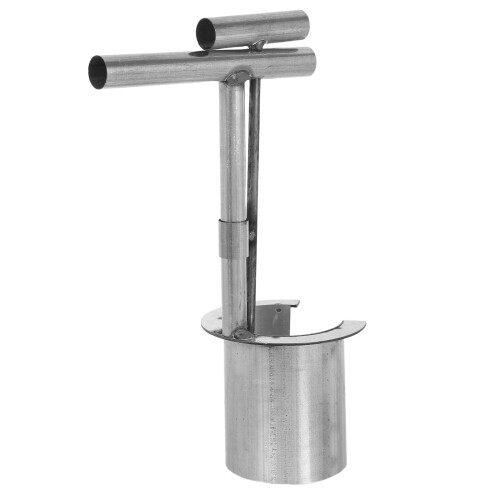 Gardening Tool Flower Bulb Planter Tool Silver 1pack