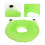 Kitten Recovery Cone Nylon Light Green Scratch 1pack 5
