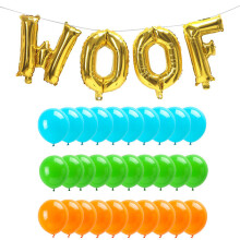 35 Pcs Foil Ballons Pet Birthday Latex Balloon Dog Balloons