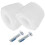 Roller Skates Brake Blocks White Pu Adjustable Height 1 Set 4