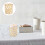 Tea Light Woven Holder Woven Beige 4pcs 10