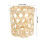 Tea Light Woven Holder Woven Beige 4pcs 11