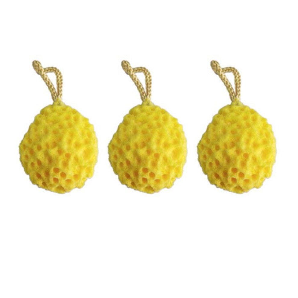 3 Pcs Honeycomb Bath Cotton Baby Sponge Exfoliating Sponges Soft Solustre