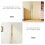 Height Measurement Ruler Adhesive Wooden Growth Chart 8