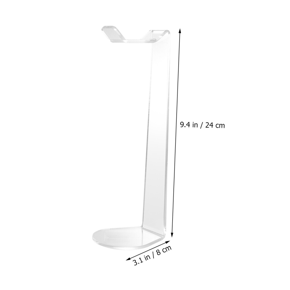 Headphone Display Stand Holder Desk Acrylic Clear For Headphones 3163543856286