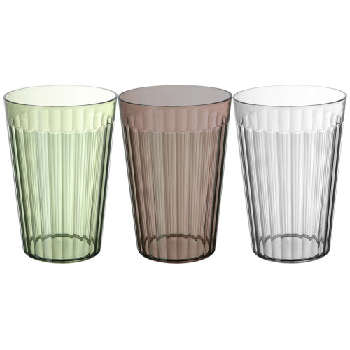 Drinking Cups Transparent White School 3pcs 5.11x3.54x2.55in