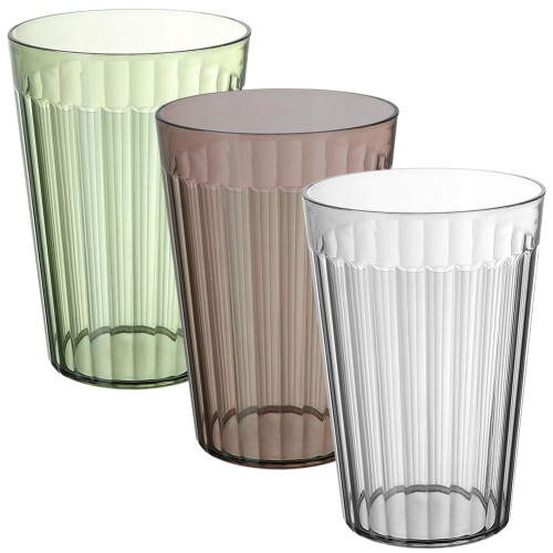 Drinking Cups Transparent White School 3pcs 5.11x3.54x2.55in 2