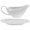 White Gravy Ceramic Boat Pitcher Sauce Hotel Table Peacock Tail 8