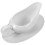 White Gravy Ceramic Boat Pitcher Sauce Hotel Table Peacock Tail 10