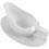 White Gravy Ceramic Boat Pitcher Sauce Hotel Table Peacock Tail 1