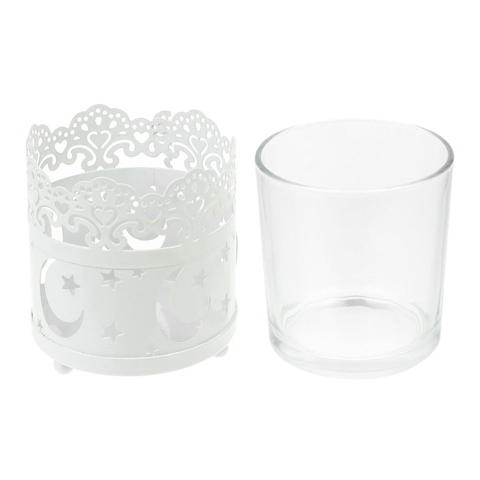 Candlestick For Decor Use Candleholder With Glass Cup White-image-OPC-PK8J6RQ-NEW